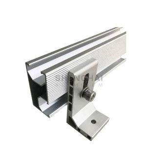 Aluminium rails for solar panels