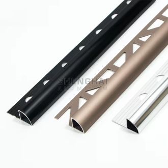 Aluminum Bullnose Tile Edge Trim For Shower Home