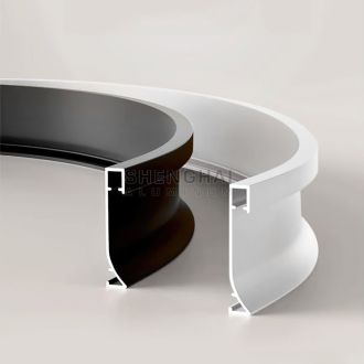 Curved Aluminum Skirting Baseboard