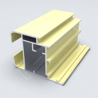 Aluminum Door Window Frame Extrusion Profiles For West Africa