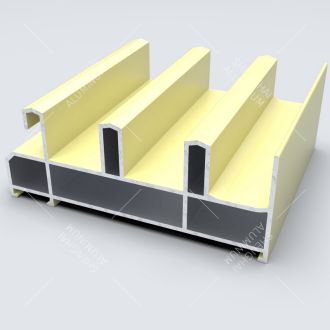 Aluminum Door Window Frame Extrusion Profiles For West Africa