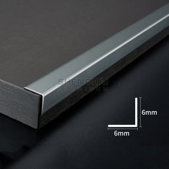 L shaped aluminium corner trim