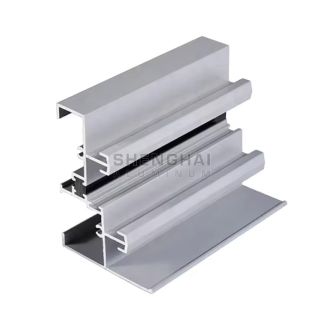 Thin aluminum door window profile