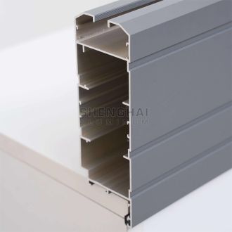 Thin profile aluminum section window and door