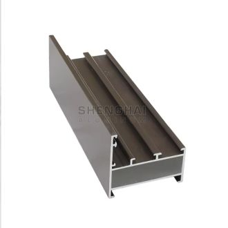 Thin slim profile aluminum window door