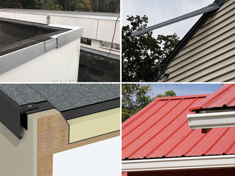 Aluminum roof trim application